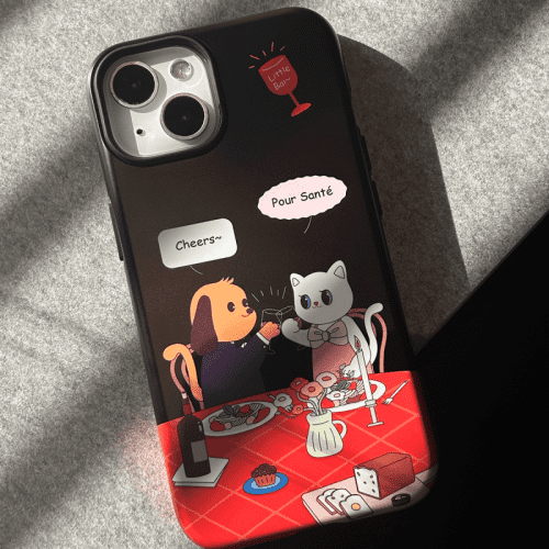 CartoonPuppyandKittenPrintedPhoneCase6