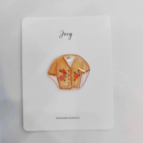 Cartoon Sweater Collection Shrink Plastic Brooch5