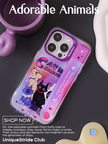 CatsandPuppyPrintedPurplePhoneCase7 811b5e7d 97ab 4523 93a9