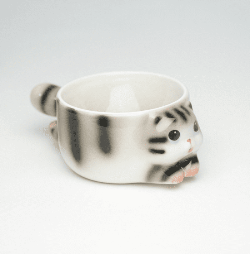 CeramicCat ShapedBowl1