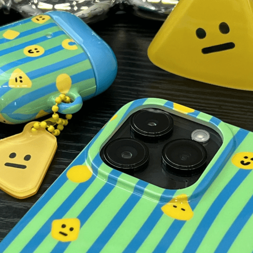 CheesePrintedStripedPhoneCase2