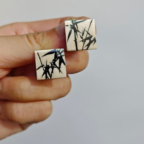 ChineseLacquerBambooSquareStuds1