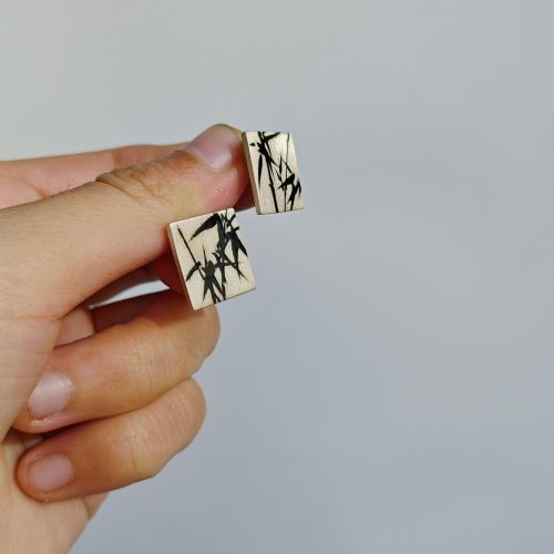 ChineseLacquerBambooSquareStuds6