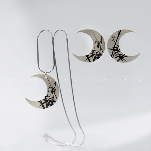 ChineseLacquerMoonBambooEarringsNecklace1 e255d11c 372e 4d38 8c61 4e27671a5e3e