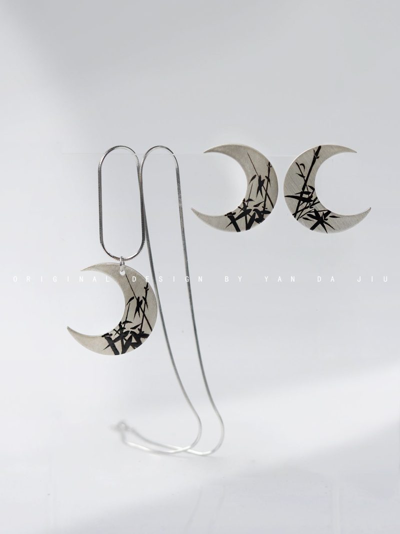 ChineseLacquerMoonBambooEarringsNecklace1 e255d11c 372e 4d38 8c61 4e27671a5e3e