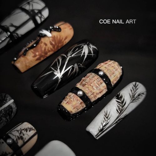 ChinoiserieBambooPressOnNailsSet2