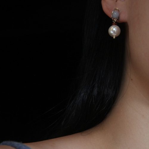 Chinoiserie BabyBluePearlEarrings8