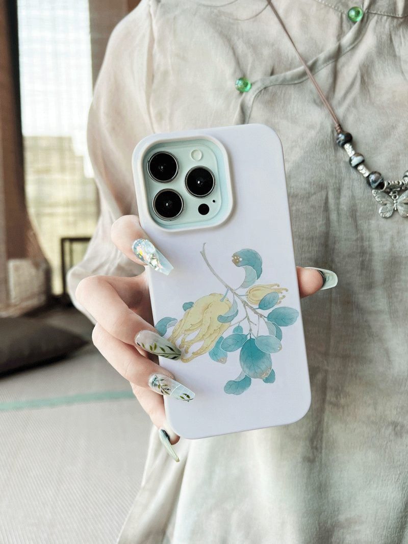 Chinoiserie BergamotPrintedPhoneCase1