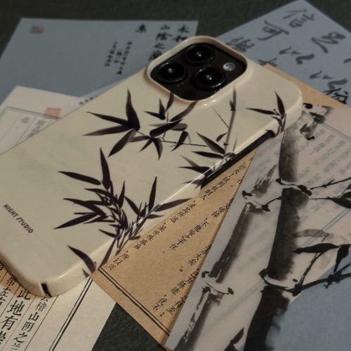 Chinoiserie BlackbambooPrintedPhoneCase9