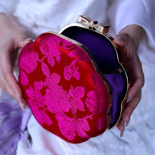 Chinoiserie BlossomBambooHandleHandbag15