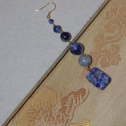 Chinoiserie BlueBeadedDropEarrings5