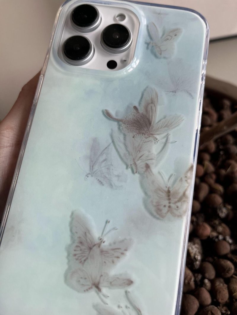 Chinoiserie BlueButterflyPhoneCase11