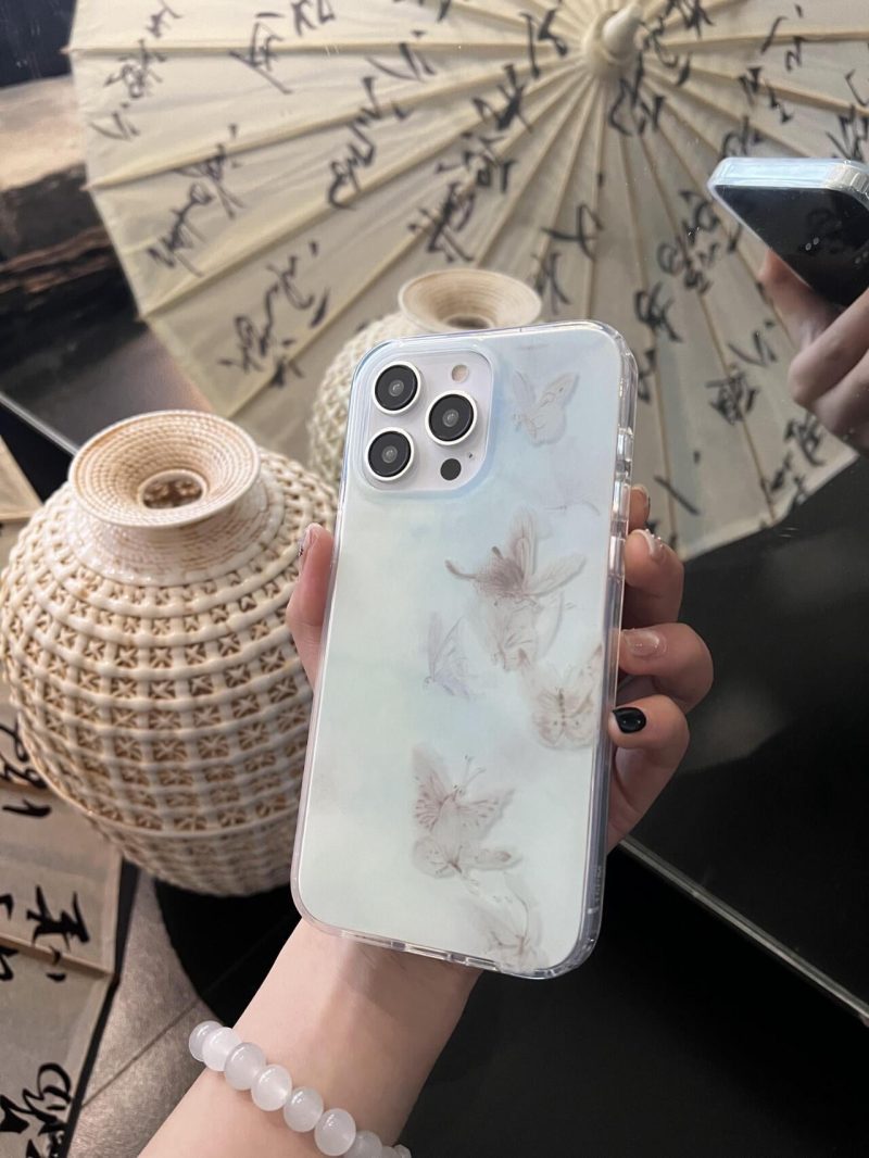 Chinoiserie BlueButterflyPhoneCase13