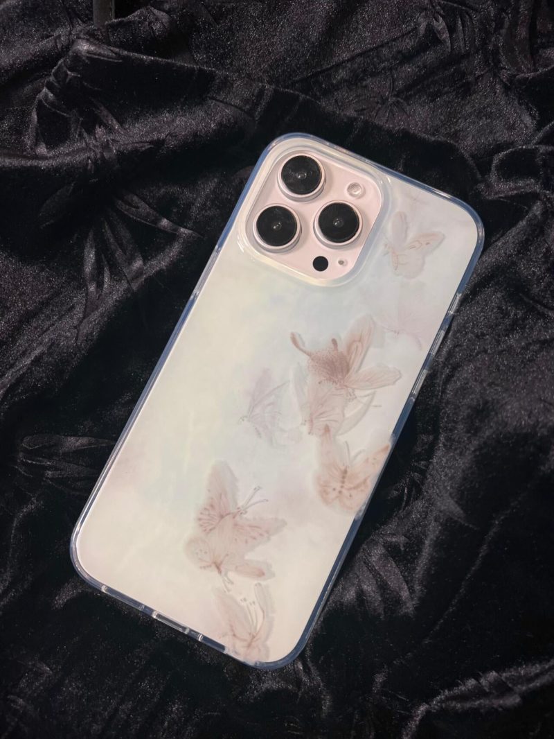 Chinoiserie BlueButterflyPhoneCase4