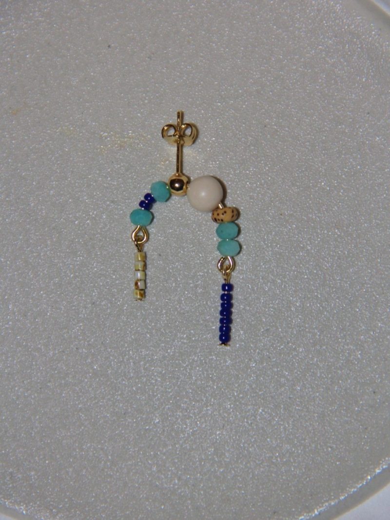 Chinoiserie BodhiSeedsBlueBeadedDropEarrings2