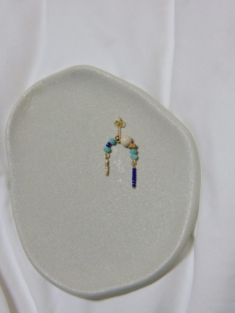 Chinoiserie BodhiSeedsBlueBeadedDropEarrings4