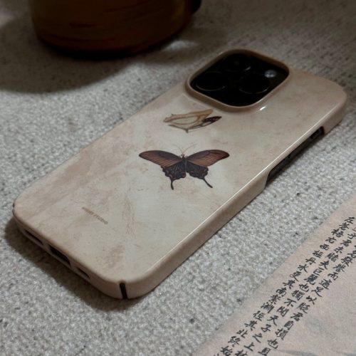 Chinoiserie BrownButterflyPhoneCase6