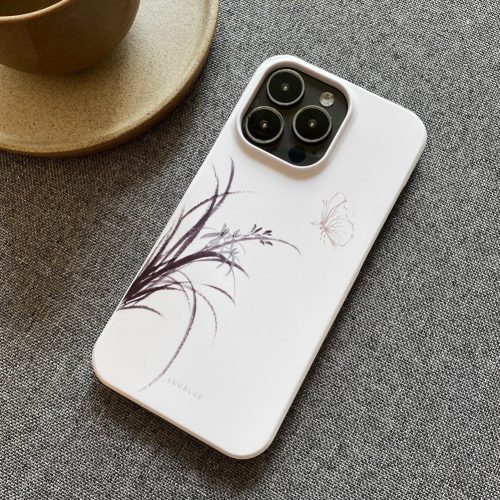 Chinoiserie ButterfliesOrchidsPrintedPhoneCase3