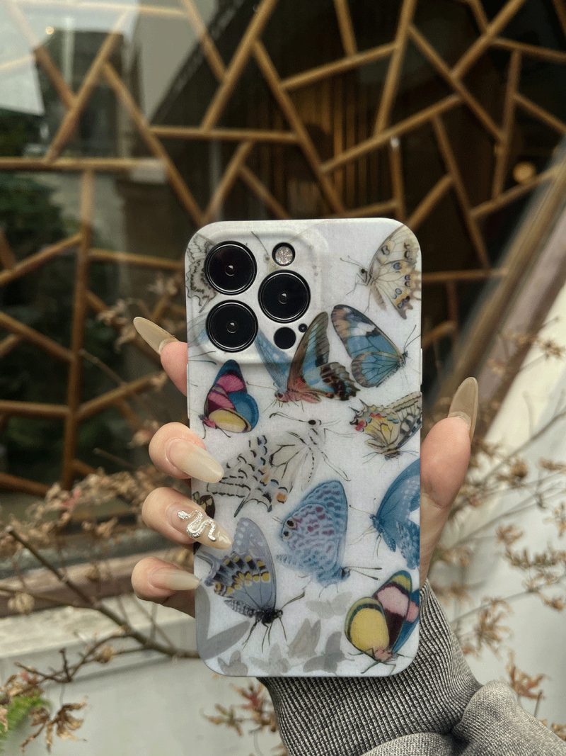 Chinoiserie ButterfliesPrintedPhoneCase1