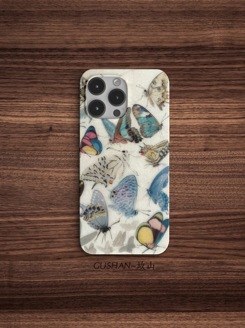 Chinoiserie ButterfliesPrintedPhoneCase3