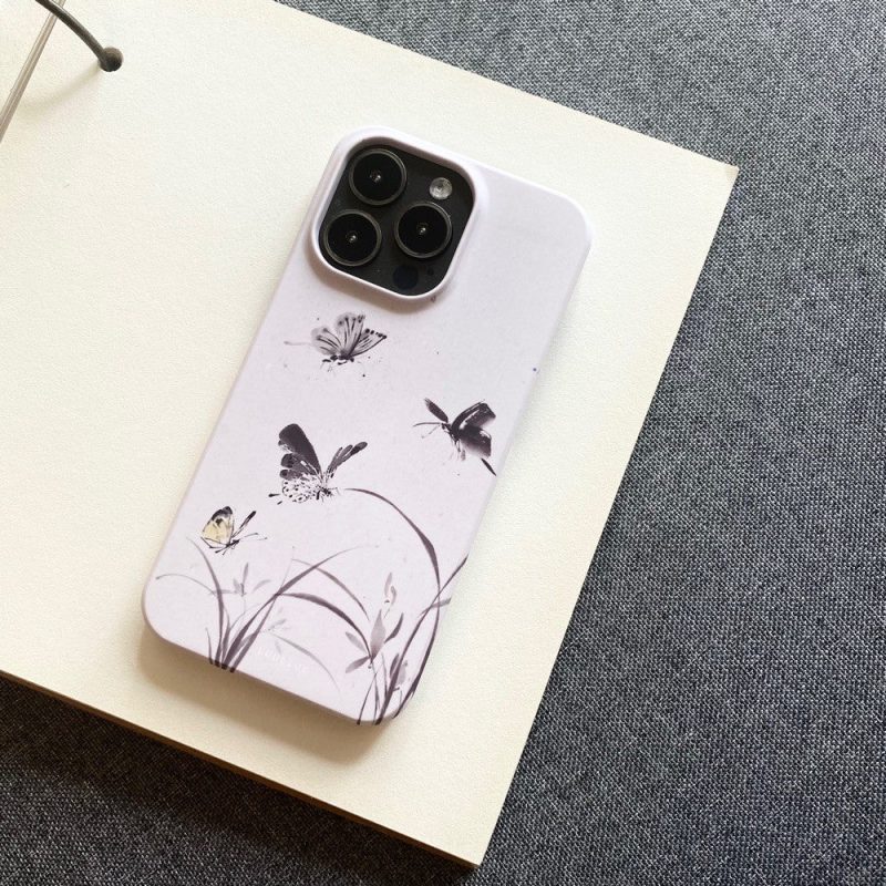 Chinoiserie ButterflyDancePrintedPhoneCase4