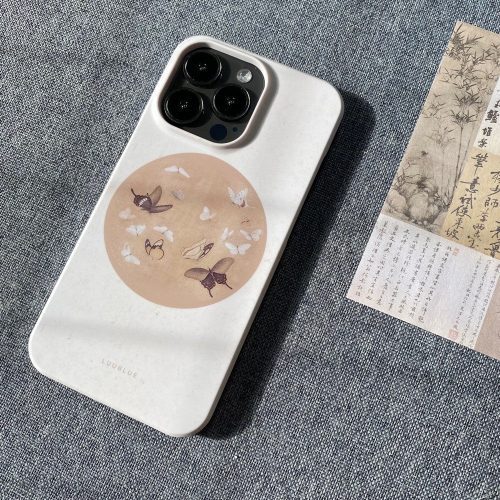 Chinoiserie ButterflyDrawingPrintedPhoneCase3