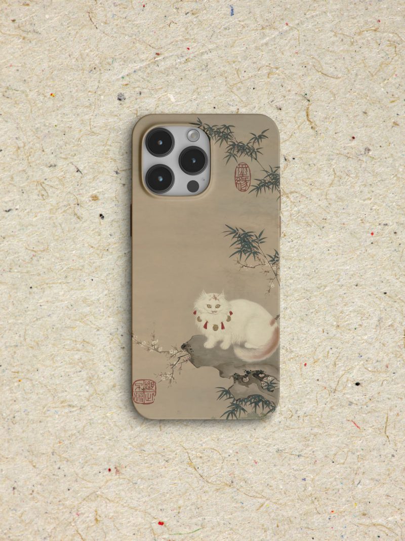 Chinoiserie CatPrintedPhoneCase2