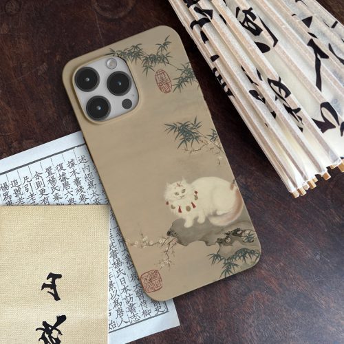 Chinoiserie CatPrintedPhoneCase3