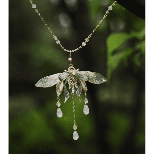 Chinoiserie CicadaNecklace3