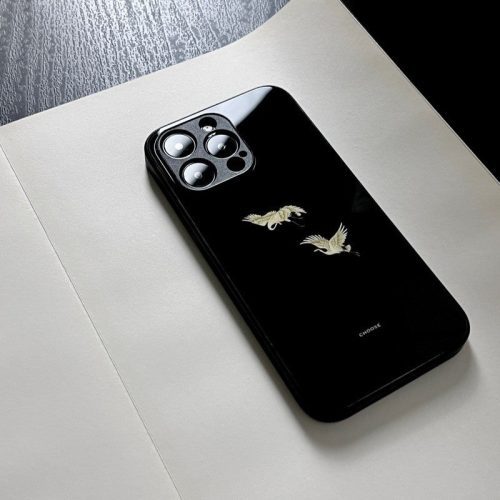 Chinoiserie CoupleCranePrintedPhoneCase6