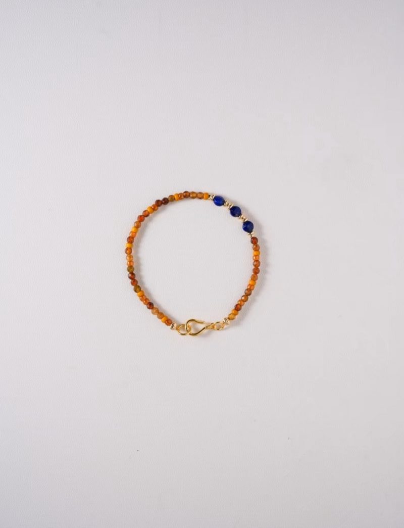 Chinoiserie DunhuangHandmadeCrystalBeadedBracelet5