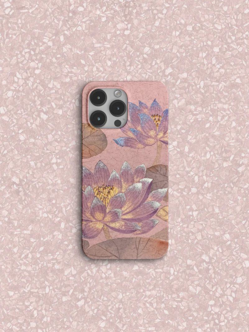 Chinoiserie ElegantLotusPrintedPhoneCase