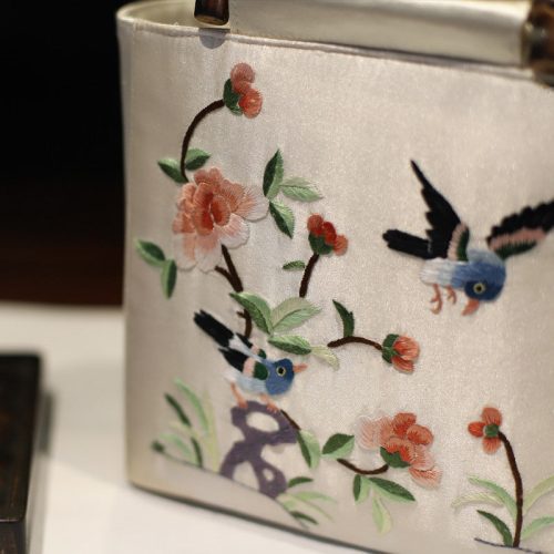 Chinoiserie FlowerBirdEmbroideryHandbag7