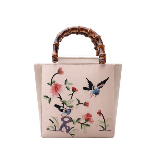 Chinoiserie FlowerBirdEmbroideryHandbag9