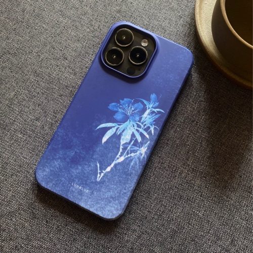 Chinoiserie FlowerPrintedBluePhoneCase5