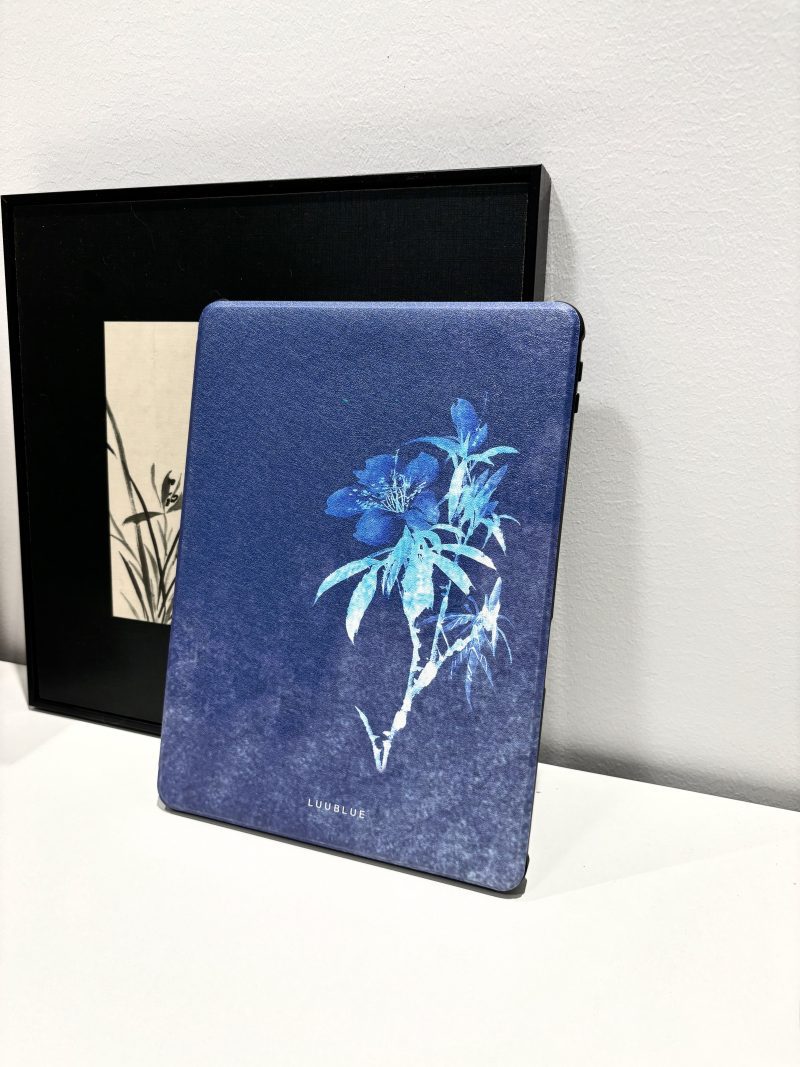 Chinoiserie FlowerPrintedBlueiPadCase2