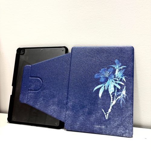 Chinoiserie FlowerPrintedBlueiPadCase3