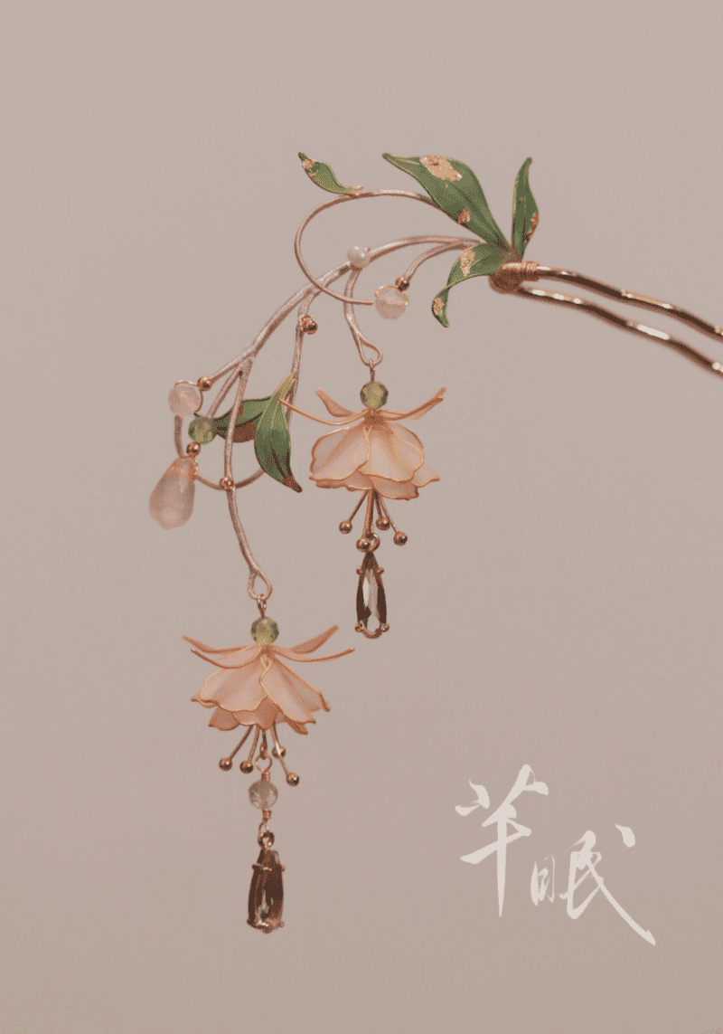 Chinoiserie FuchsiaHairpin3