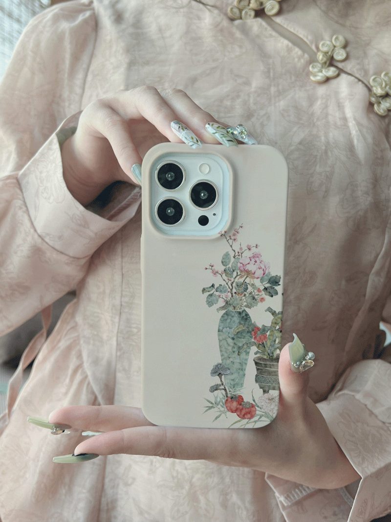 Chinoiserie GardenCornerPrintedPhoneCase1