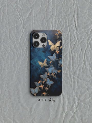 Chinoiserie GoldenButterflyPrintedPhoneCase4 c3c7190a d8e5 41a1 8409