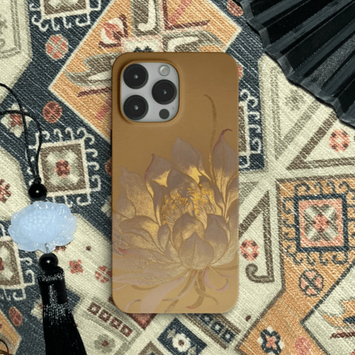 Chinoiserie GoldenLotusBloomPrintedPhoneCase5