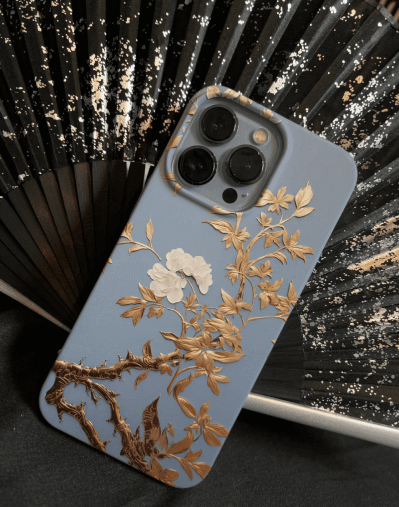 Chinoiserie GoldenTreePrintedPhoneCase1