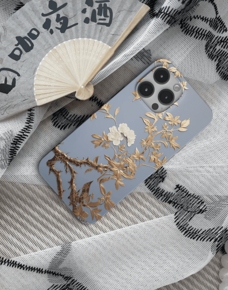 Chinoiserie GoldenTreePrintedPhoneCase3