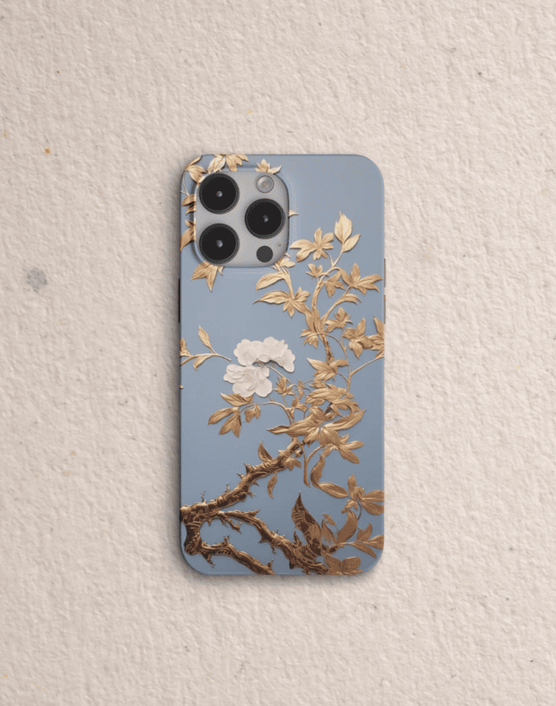 Chinoiserie GoldenTreePrintedPhoneCase4