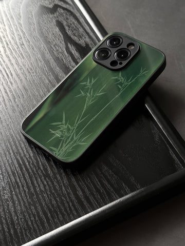 Chinoiserie GreenBambooPrintedPhoneCase3 f0355350 54d0 46fa 992c