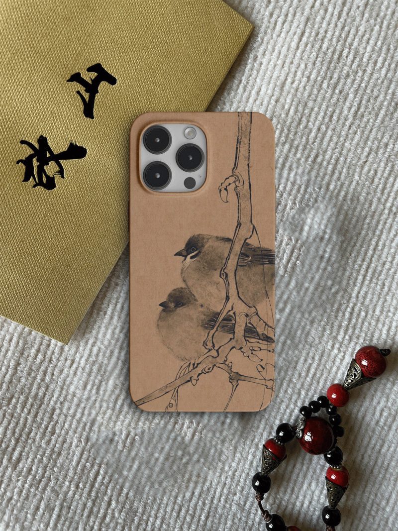 Chinoiserie HappySparrowPrintedPhoneCase3