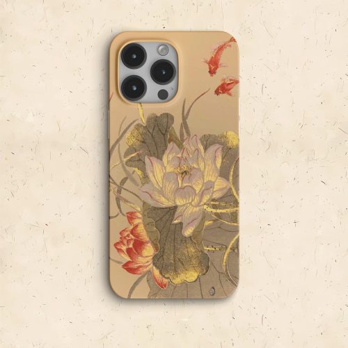 Chinoiserie LotusGoldfishPrintedPhoneCase3