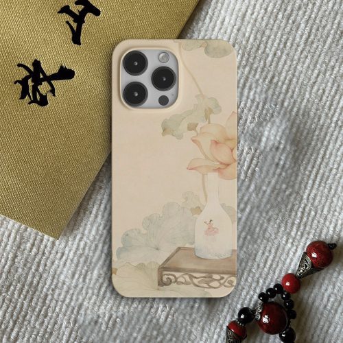 Chinoiserie LotusVasePrintedPhoneCase3