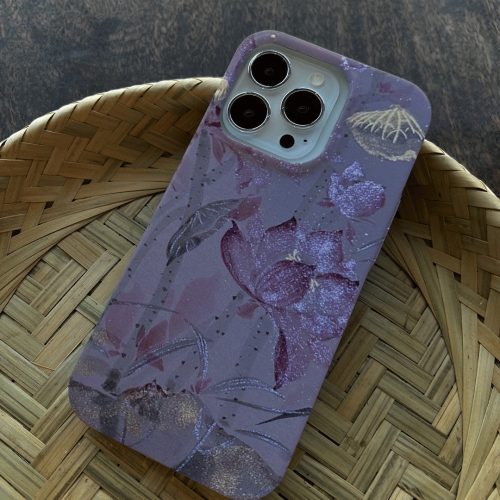 Chinoiserie LuckyPurpleLotusPhoneCase2