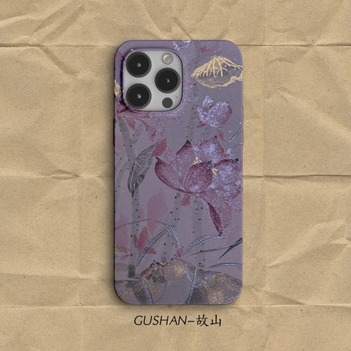 Chinoiserie LuckyPurpleLotusPhoneCase3